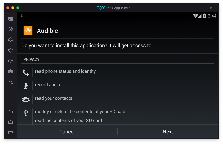 Приложение Audible для смартфона на вашем Mac