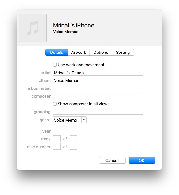 Как редактировать метаданные трека в iTunes