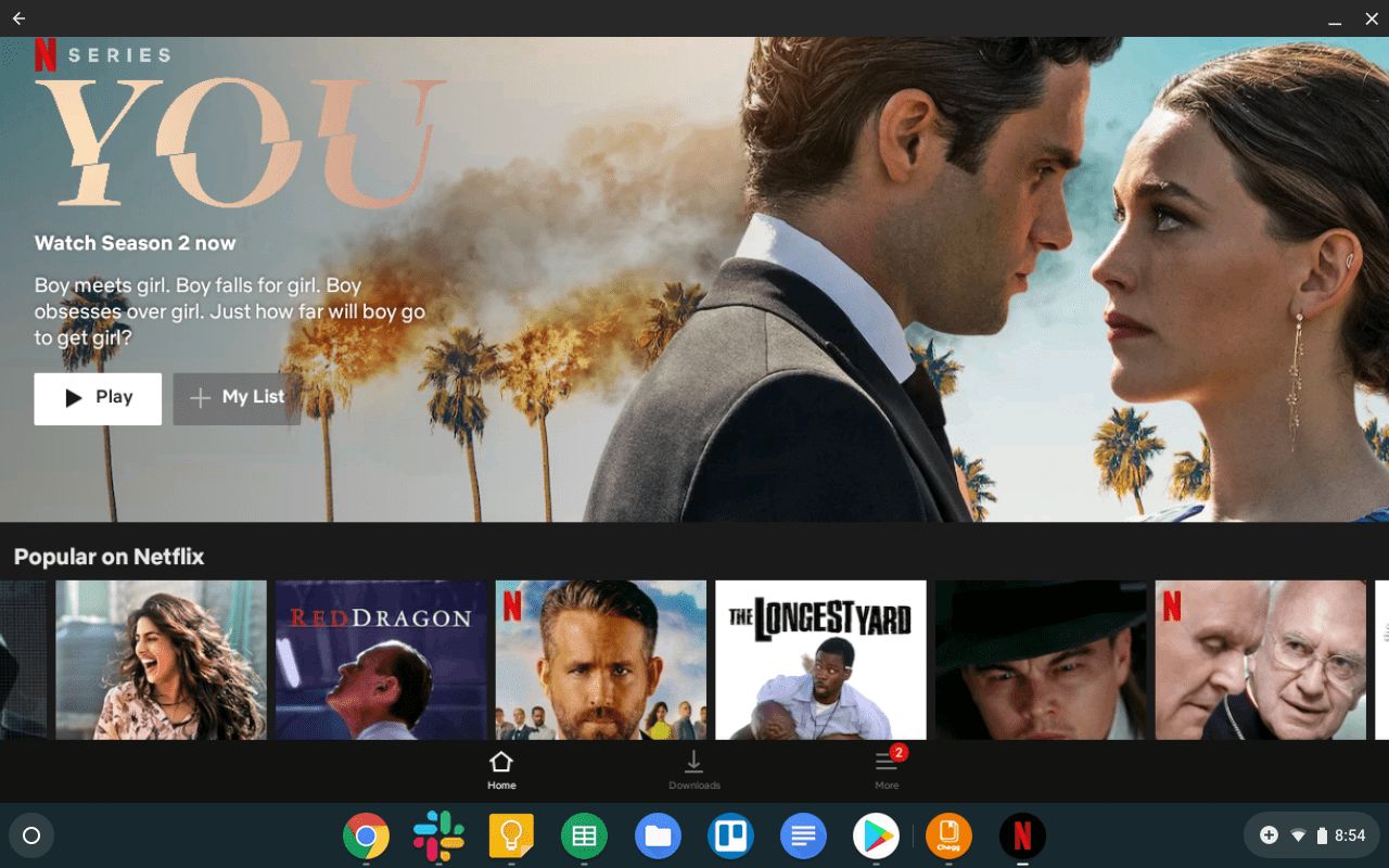 Нетфликс на Chromebook