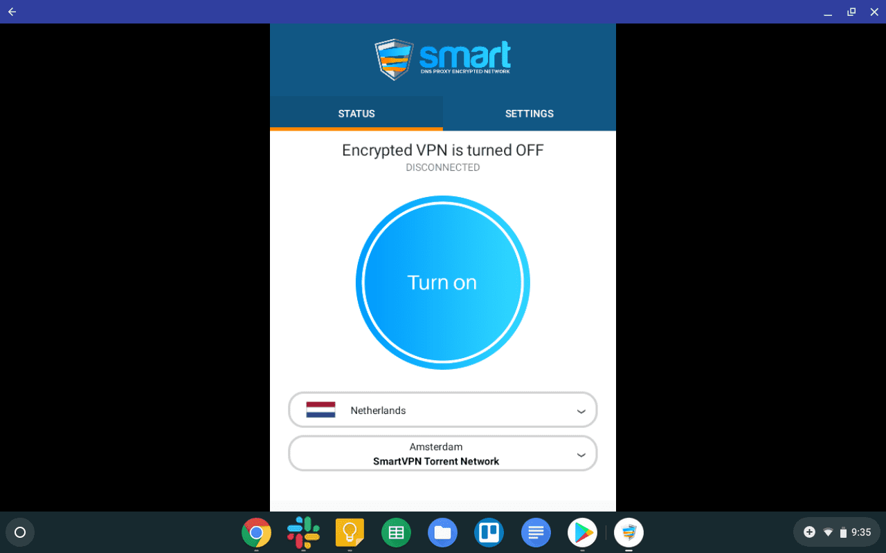 Smart DNS-прокси на Chromebook