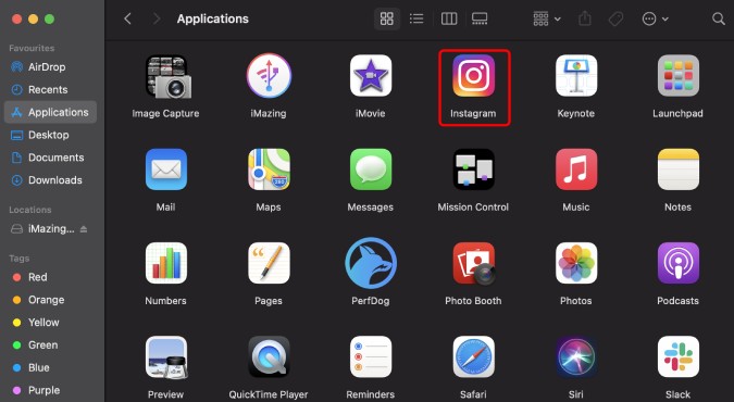 запустить приложение Instagram ios на Mac M1