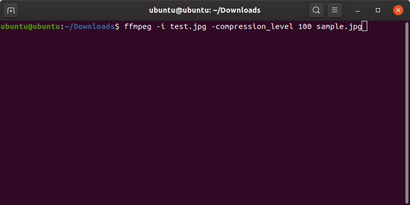 ffmpeg-команда для сжатия-jpg
