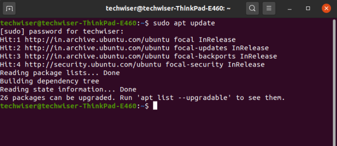 sudo-apt-get-update