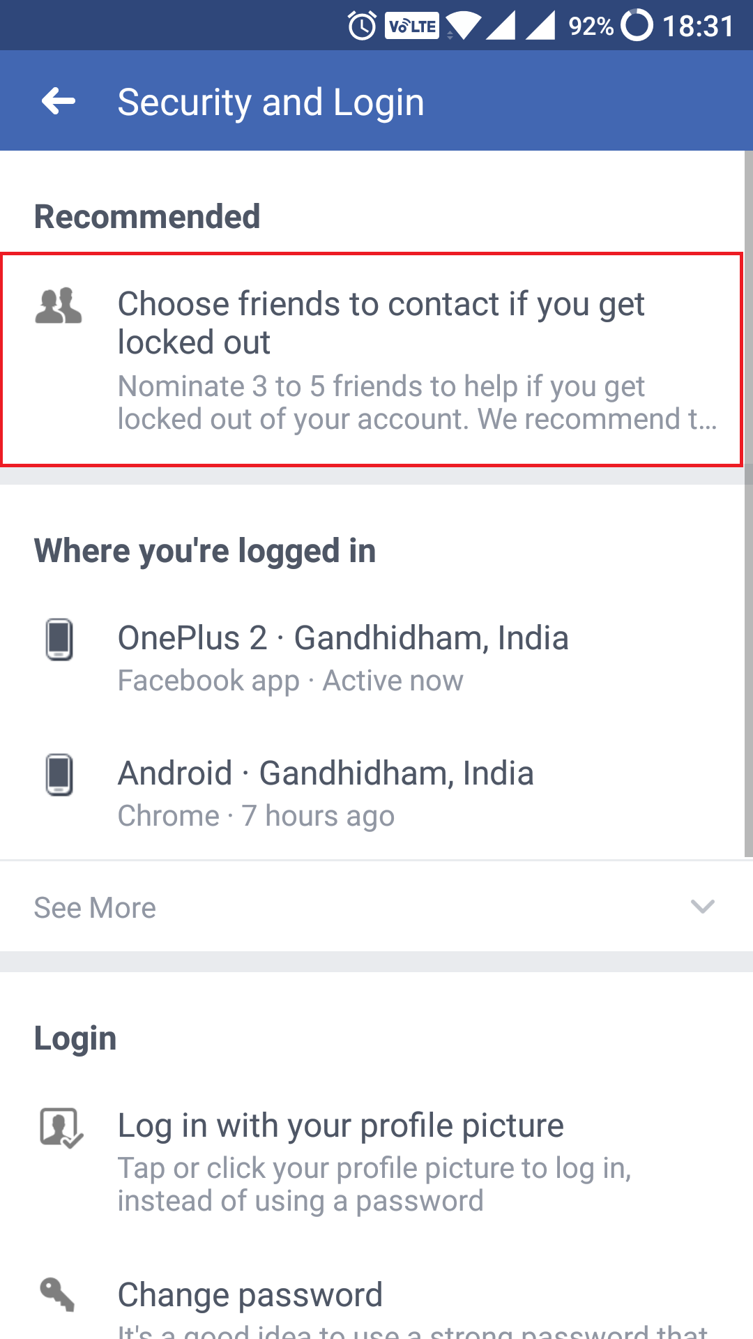 Facebook рекомендовал друзьям безопасность