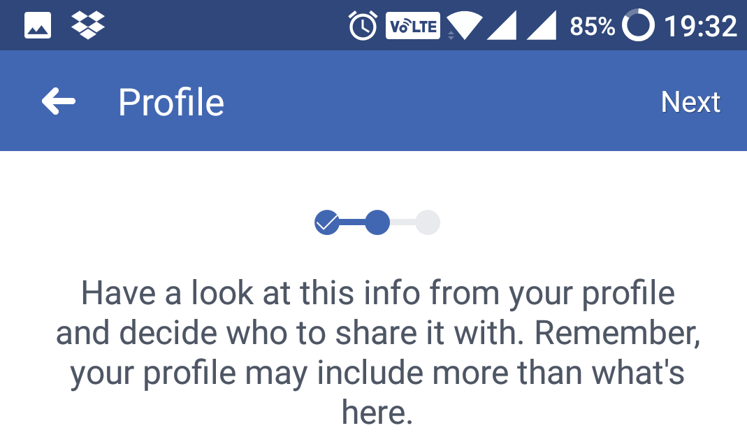 Facebook поделиться информацией профиля