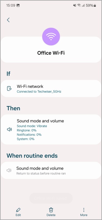 изменить звуковой профиль при подключении к Wi-Fi на телефонах и планшетах Samsung Galaxy