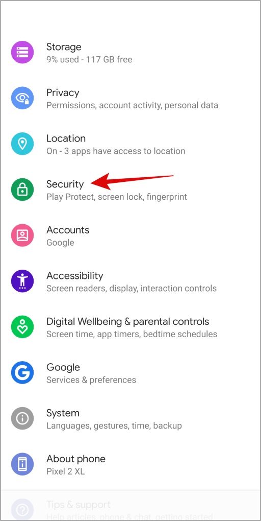 Настройки безопасности на Android