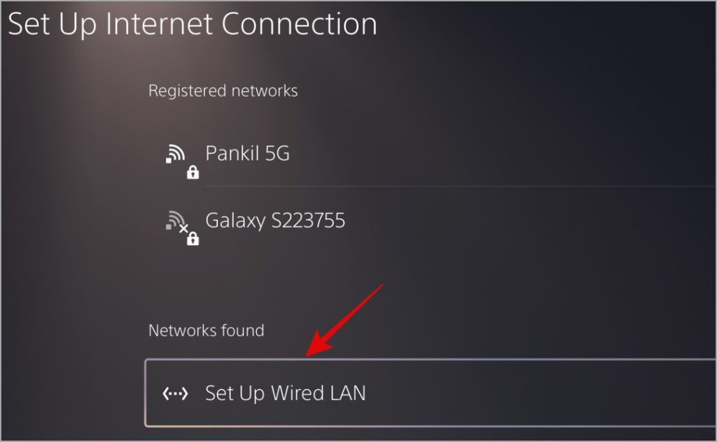 Настройка подключения к локальной сети на PS5