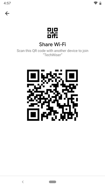 Поделитесь Wi-Fi без пароля - QR-код