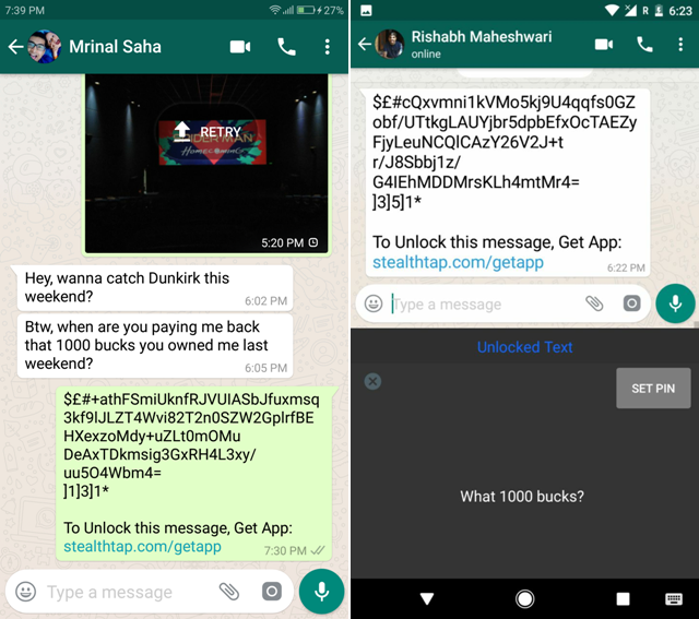 Приложения Android для WhatsApp — Stealthtap