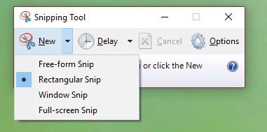 snipping-tool — Скриншоты в Windows