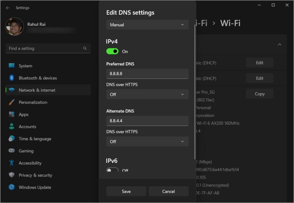 Переключиться на более быстрый DNS