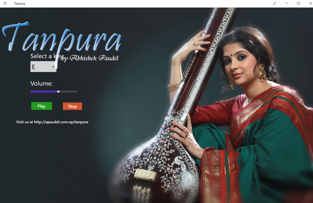 Tanpura app for Windows