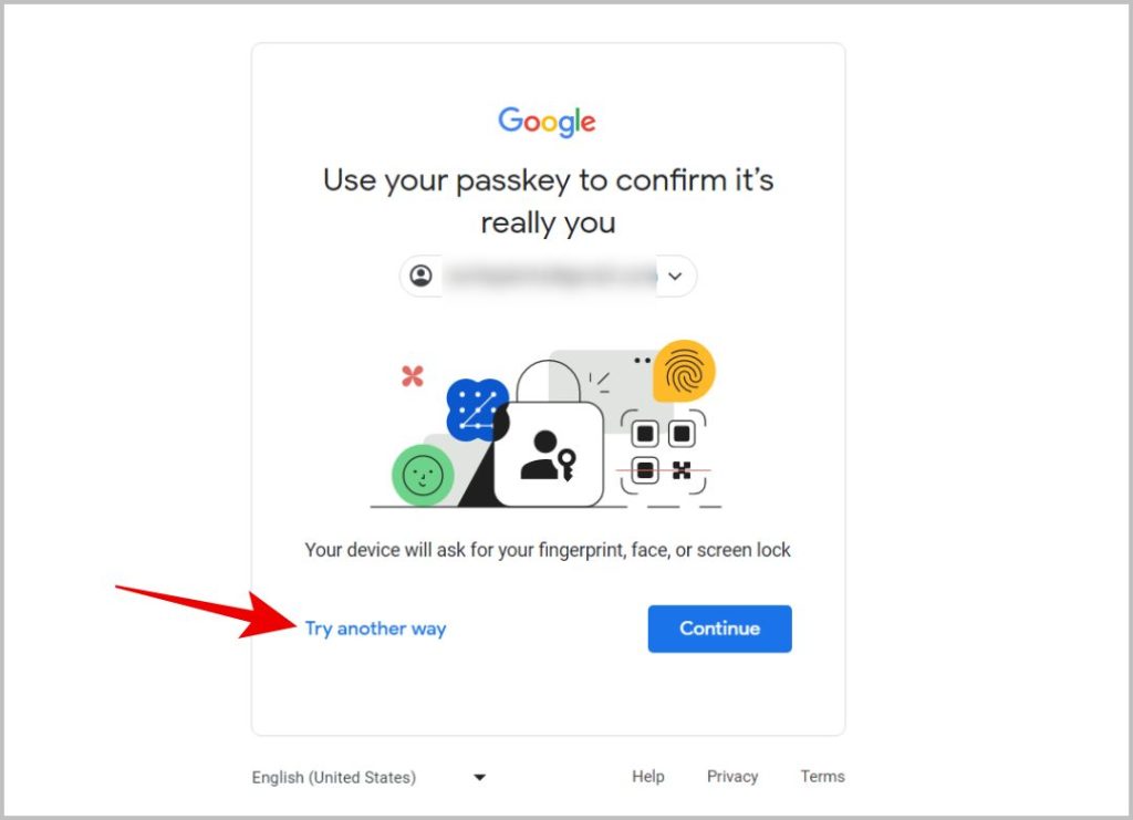 Пробуем другой способ вместо Google Passkeys