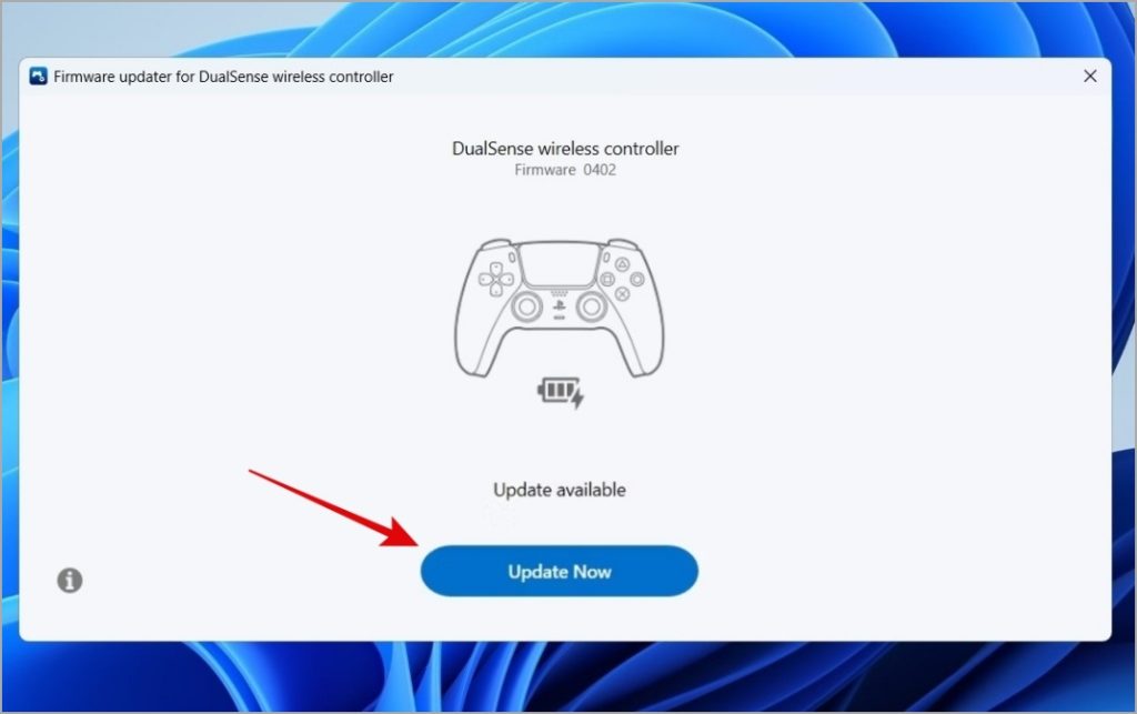 Обновите прошивку контроллера DualSense с помощью ПК с ОС Windows