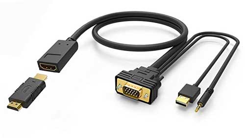 HDMI-VGA с аудиокабелем