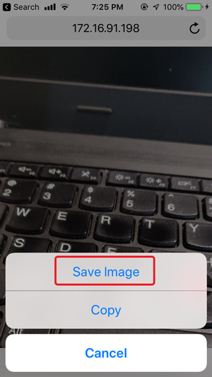 Перенос файлов с Android на iOS без SHAREit – сохранить изображение
