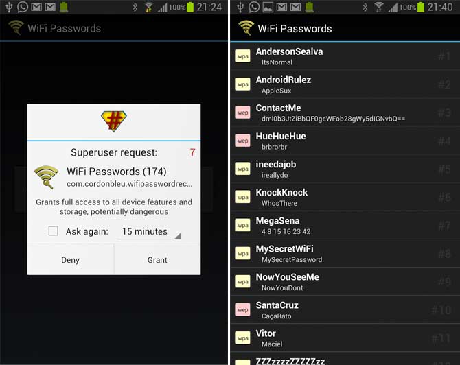 восстановление пароля Wi-Fi