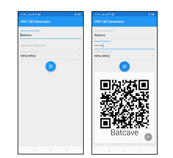 Генератор QR-кода Wi-Fi