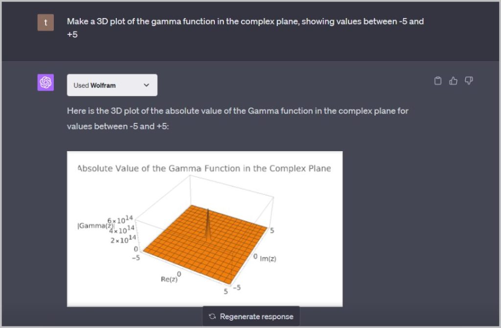 Плагин Wolfram ChatGPT