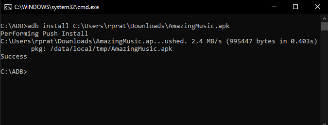 adb-install-amazingmusic-player