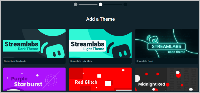 Добавление темы в Streamlabs OBS