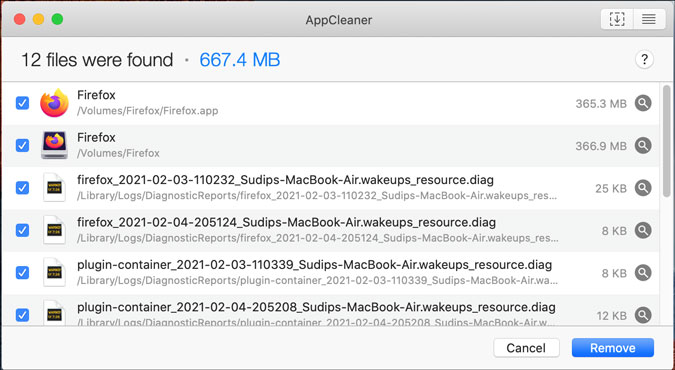 AppCleaner для Mac