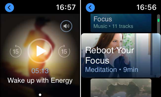 Приложение Breethe на Apple Watch