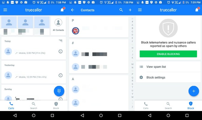 блокировщики вызовов для Android-truecaller