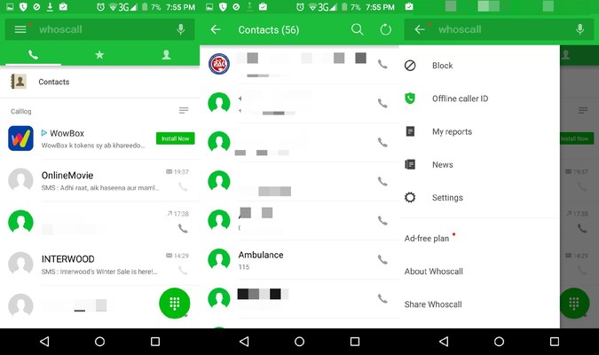 блокировщики вызовов для Android-whoscall