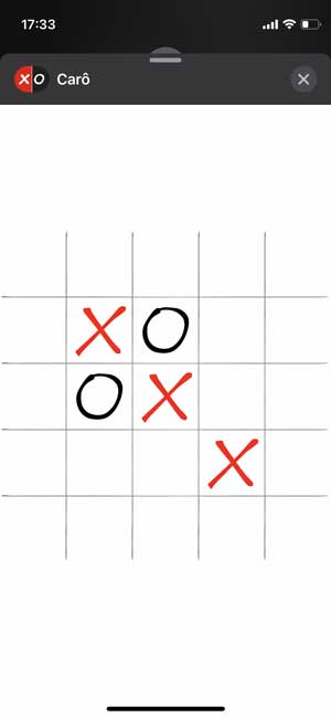 Каро — крестик-нолика на стероидах для imessage