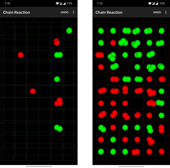 Цепная реакция на Android