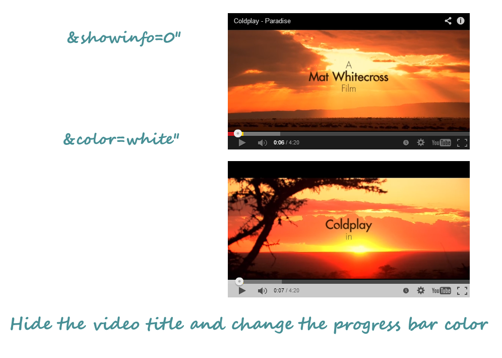 изменить цвет индикатора выполнения видео на YouTube