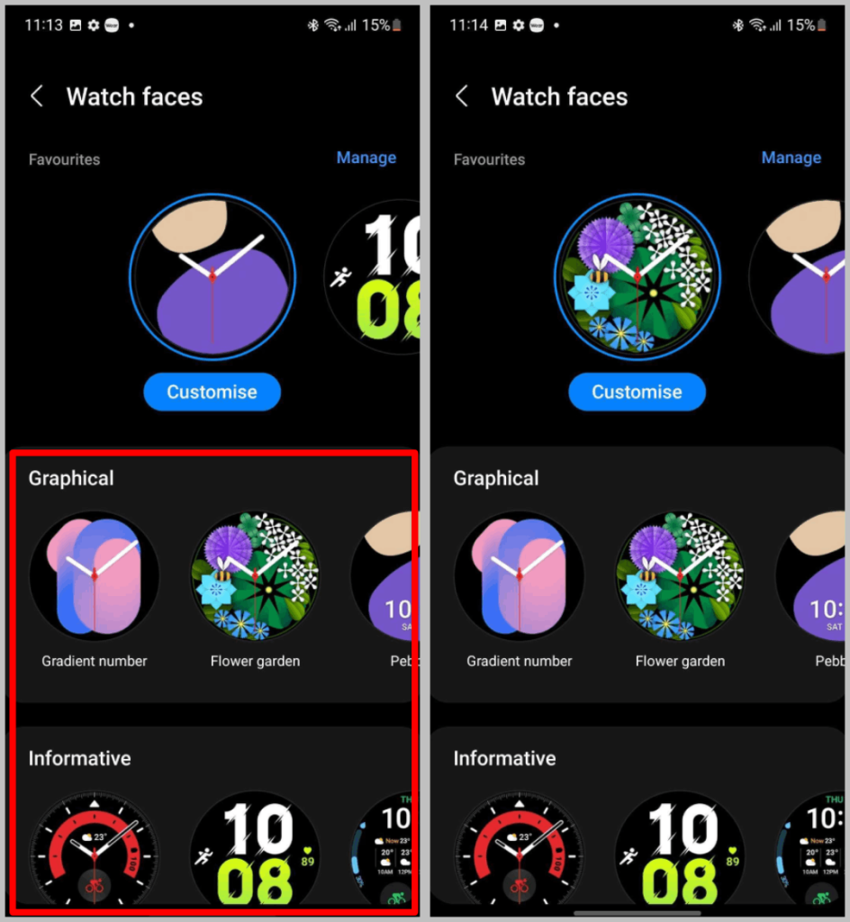 Знакомство с циферблатами Galaxy Watch