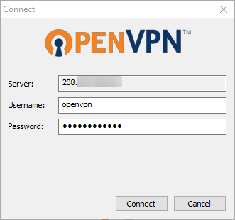 создать vpn-сервер 14 — войти в openvpn