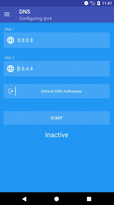 бета-версия DNS-чейнджера