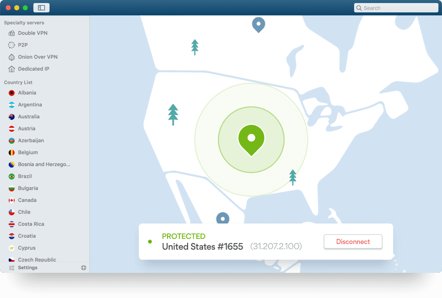 двойной VPN в NordVPN