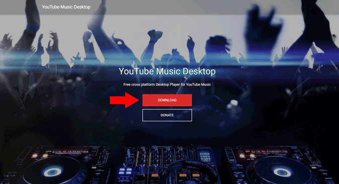 Загрузка приложения YouTube Music для ПК