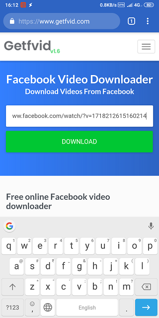 скачать видео с Facebook для Android 6