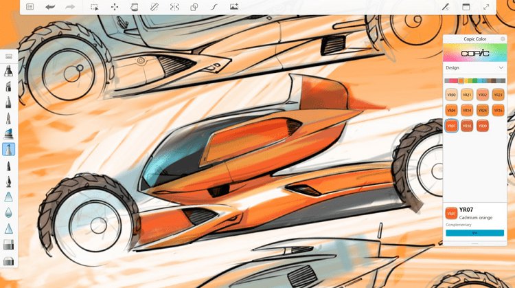 приложение для рисования Autodesk Sketchbook