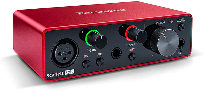 Звуковая карта Focusrite Scarlett Solo 3-го поколения