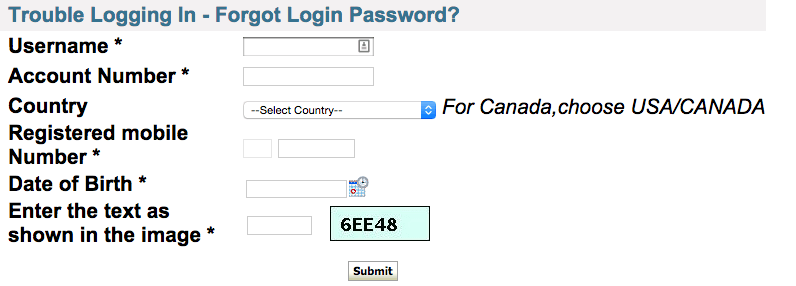 забыть пароль для входа в интернет-банкинг