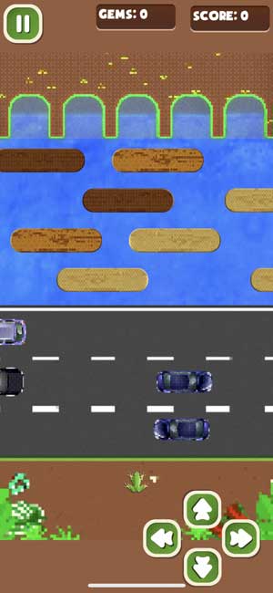 неофициальный порт Frogger для iPhone