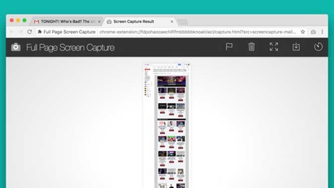 Расширение Chrome для полностраничного скриншота