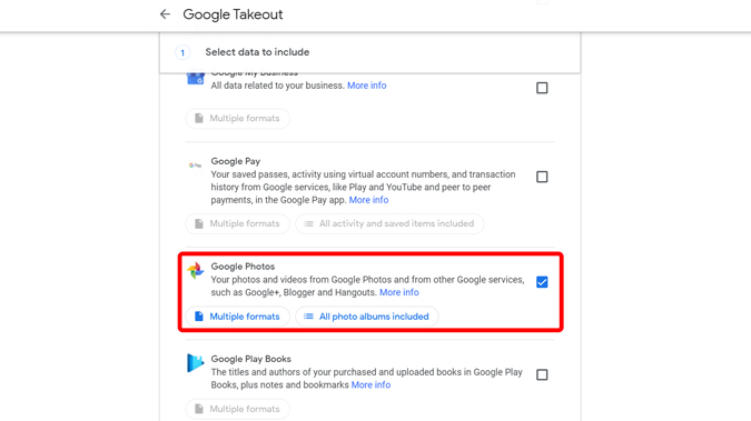 Загрузка Google Фото из Google Takeout