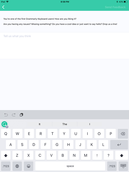 лучшие приложения для клавиатуры для iPad - грамматика