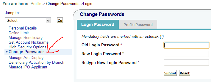 как изменить пароль профиля в сбербанке онлайн