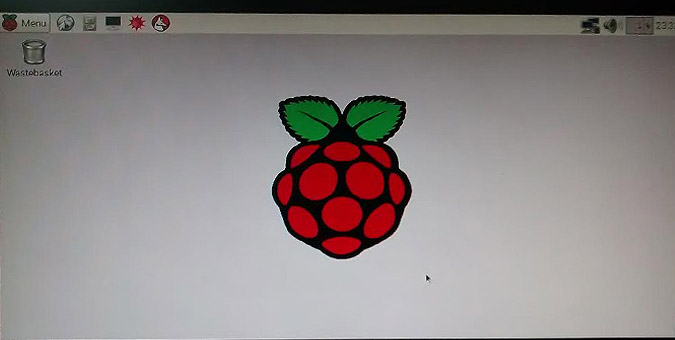первая загрузка Raspberry Pi