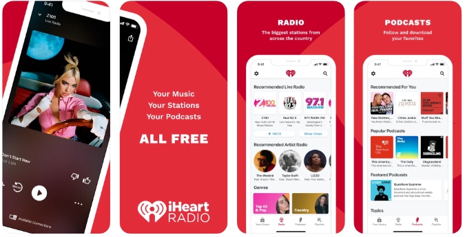 Радио iheart для iPhone