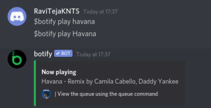 Игра в Spotify на Discord